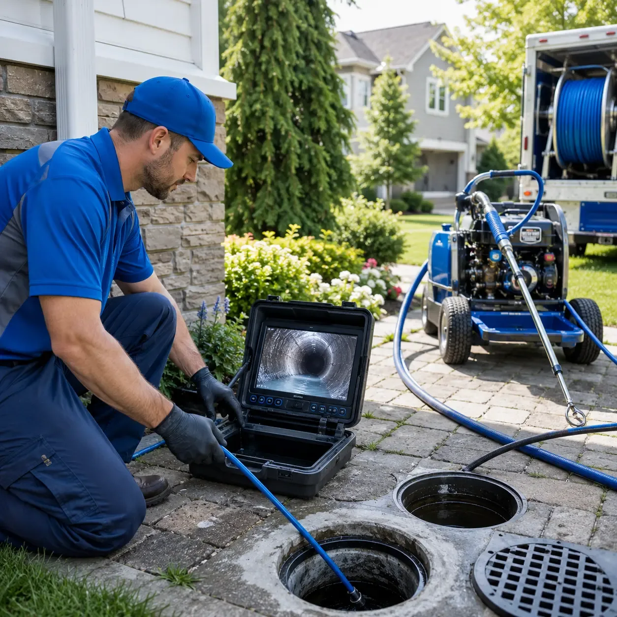 Outdoor drain cleaning professionals serving Bee Spring, KY